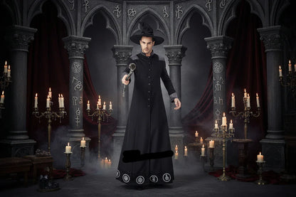 Magical Wizard Costume - Sorceress Sanctuary black / L-black / M-black / XL