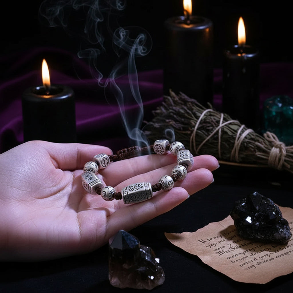 Mantra Bracelet - Sorceress Sanctuary Six Words Mantra Bracelet