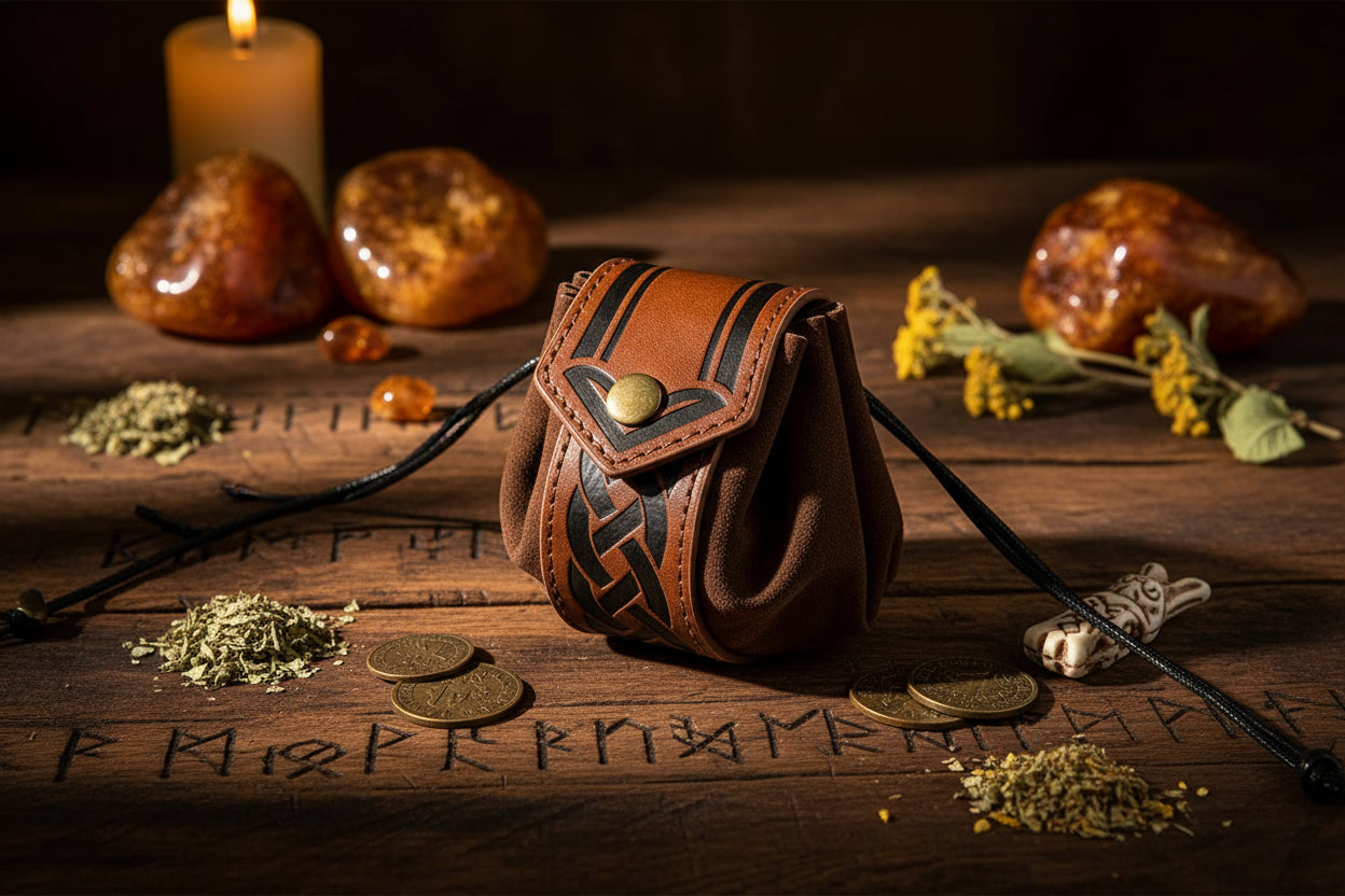 Medieval Coin Pouch - Sorceress Sanctuary Brown 3 / 1 PCS-Black 3 / 1 PCS-Black 1 / 1 PCS-Brown 2 / 1 PCS-Black 2 / 1 PCS