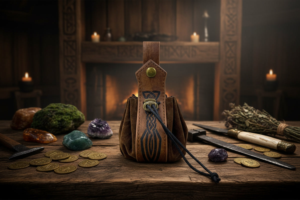 Medieval Coin Pouch - Sorceress Sanctuary Brown 3 / 1 PCS-Black 3 / 1 PCS-Black 1 / 1 PCS-Brown 2 / 1 PCS-Black 2 / 1 PCS