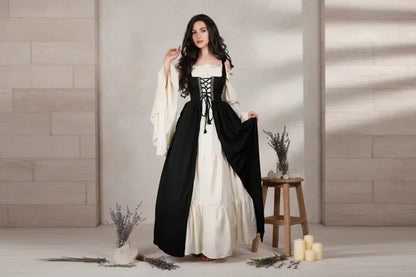 Medieval Dress - Sorceress Sanctuary Dark blue / S-Dark blue / M-Dark blue / L-Dark blue / XL-Dark blue / XXL
