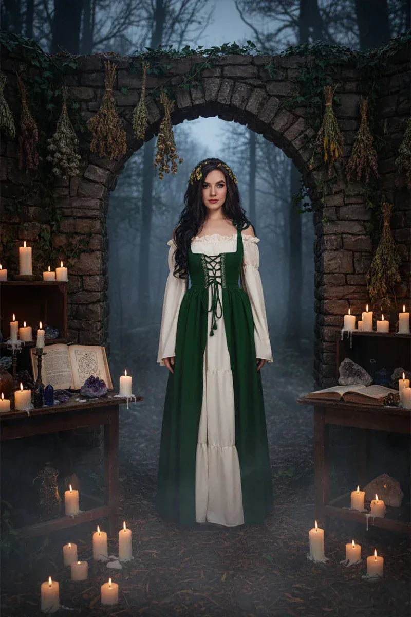 Medieval Dress - Sorceress Sanctuary Dark blue / S-Dark blue / M-Dark blue / L-Dark blue / XL-Dark blue / XXL