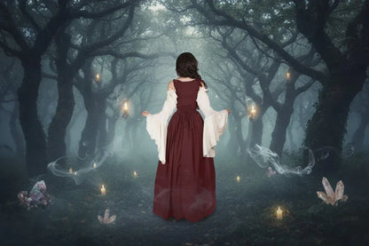 Medieval Dress - Sorceress Sanctuary Dark blue / S-Dark blue / M-Dark blue / L-Dark blue / XL-Dark blue / XXL