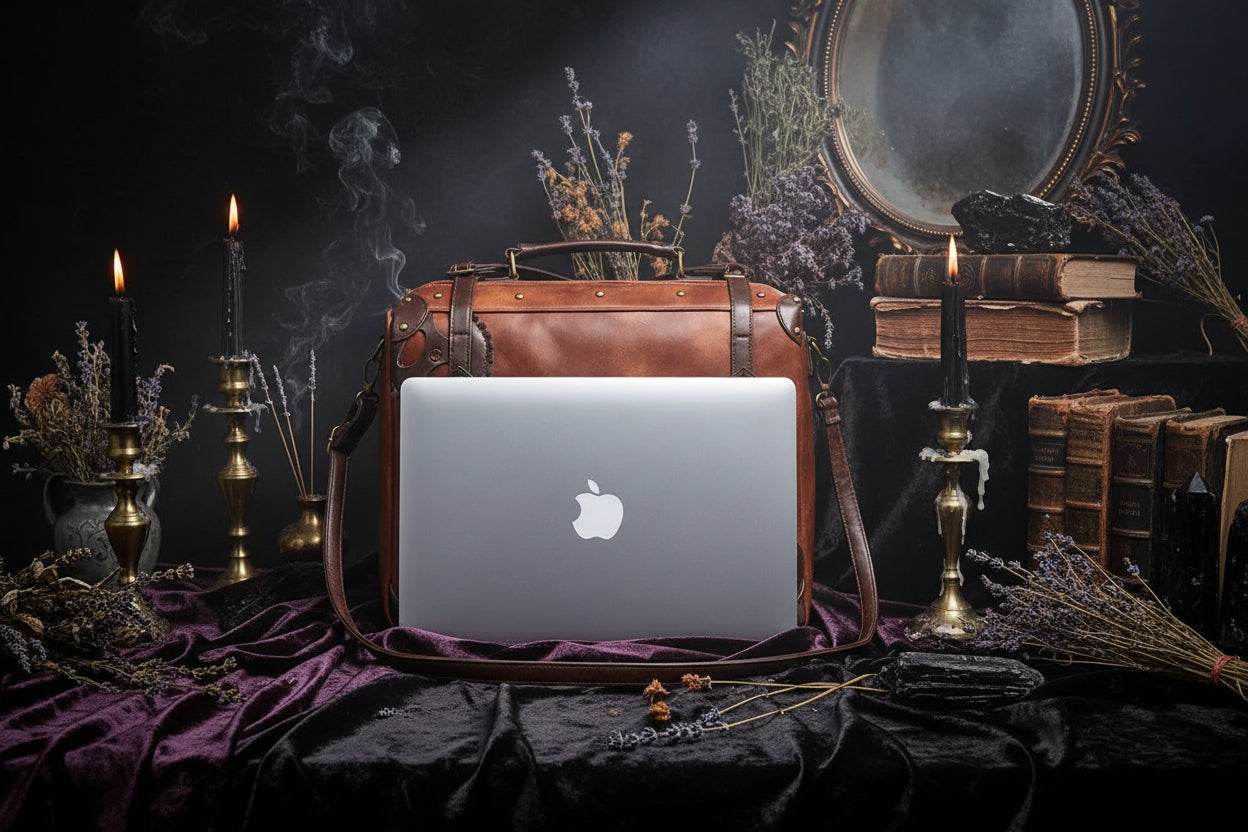 Medieval Retro Bag - Sorceress Sanctuary Brown