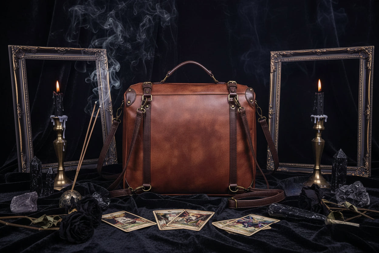 Medieval Retro Bag - Sorceress Sanctuary Brown