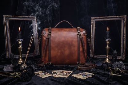 Medieval Retro Bag - Sorceress Sanctuary Brown