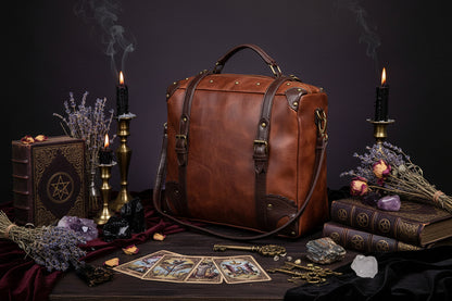 Medieval Retro Bag - Sorceress Sanctuary Brown
