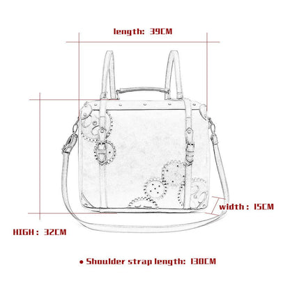 Medieval Retro Bag - Sorceress Sanctuary Brown