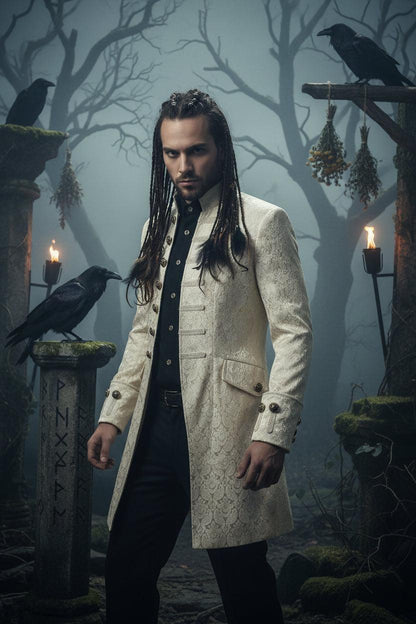 Medieval Witch Coat Sorceress Sanctuary