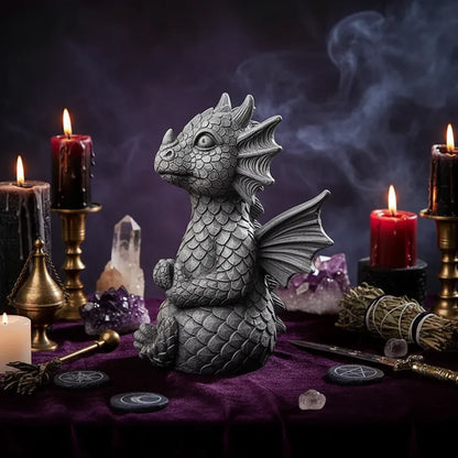 Meditation Dragon Statue - Sorceress Sanctuary A-B-C