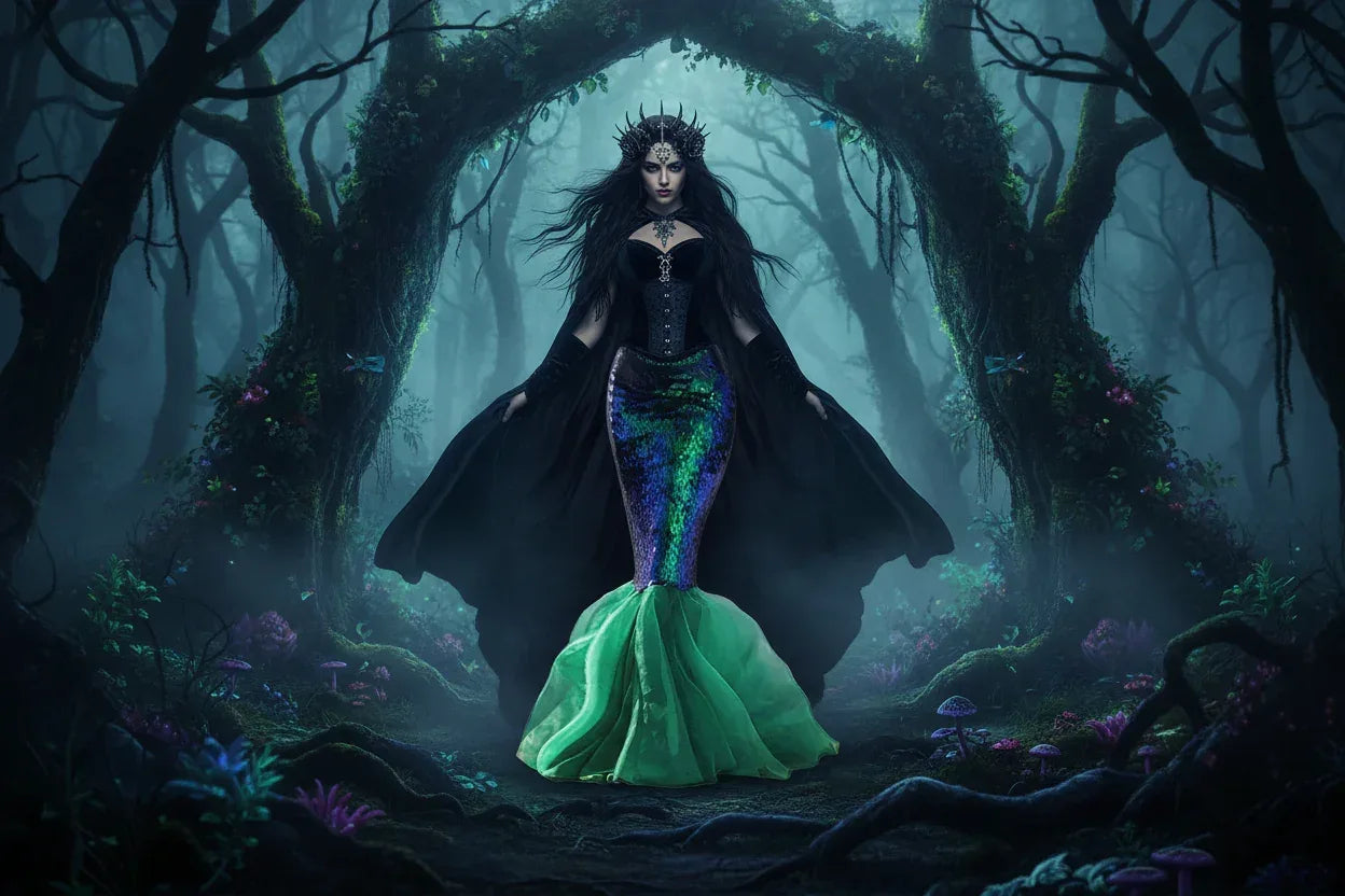 Mermaid Fishtail - Sorceress Sanctuary Green / S-Green / M-Green / L-Green / XL-Green / 2XL