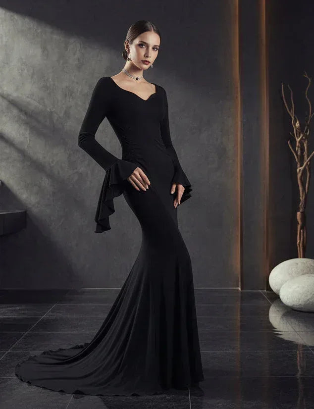 Midnight Enchantress Dress - Sorceress Sanctuary Black / XS-Black / S-Black / M-Black / L-Black / XL