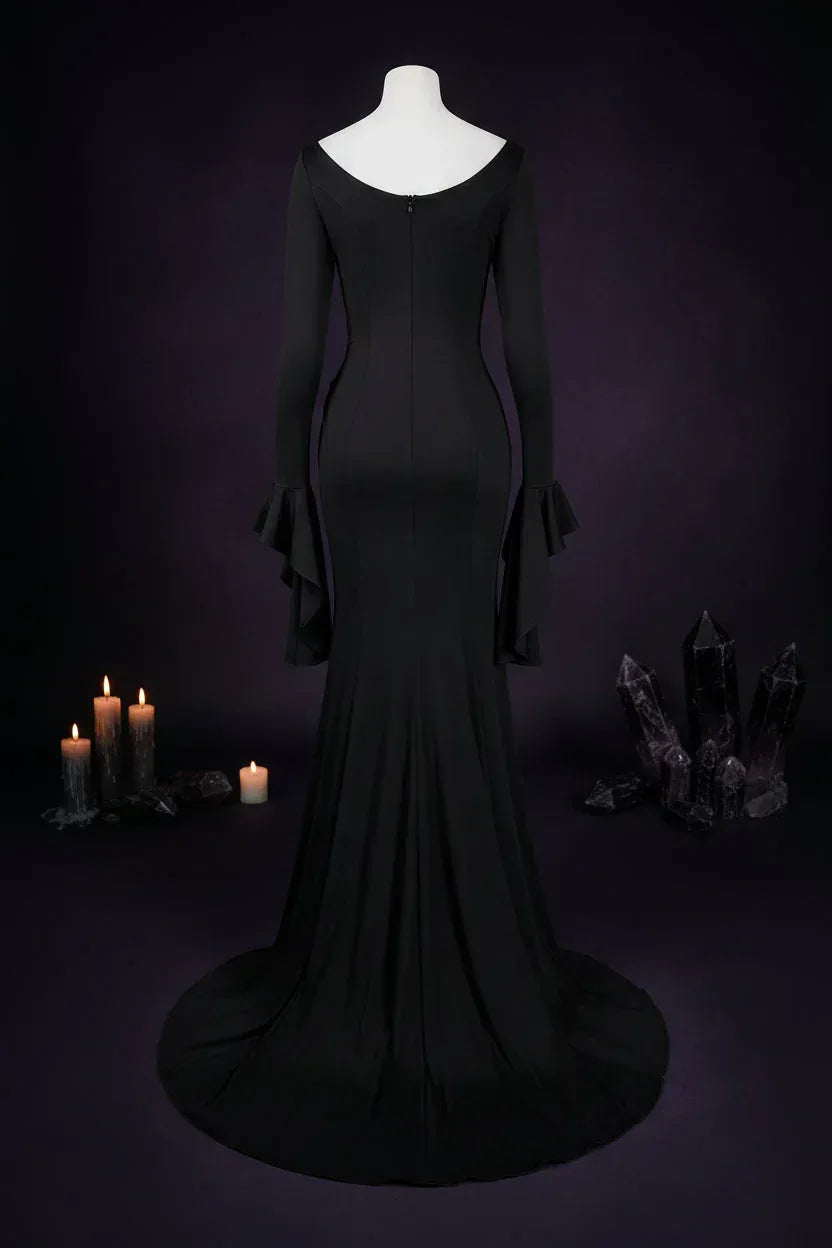 Midnight Enchantress Dress - Sorceress Sanctuary Black / XS-Black / S-Black / M-Black / L-Black / XL