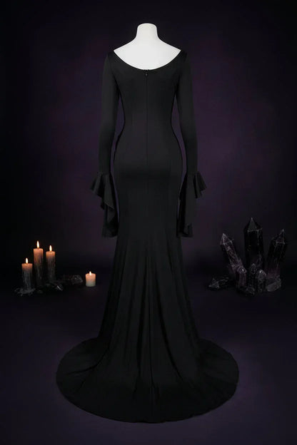 Midnight Enchantress Dress - Sorceress Sanctuary Black / XS-Black / S-Black / M-Black / L-Black / XL