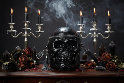 Skull Head Shoulder and Tote Bag Sorceress Sanctuary