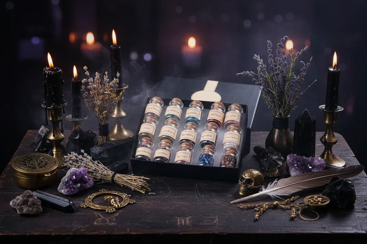 Mini Crystal Set - Sorceress Sanctuary Mini drift bottle 15 (excluding box)-Mini drift bottle 15 (box included)