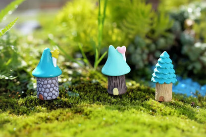 Mini Fairy Houses - Sorceress Sanctuary Large Love Stone Room-Large Tree House-Large Love Tree House-Large Star Stone Room-Large Moon Tree House