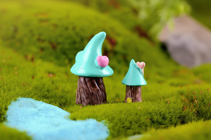 Mini Fairy Houses - Sorceress Sanctuary Large Love Stone Room-Large Tree House-Large Love Tree House-Large Star Stone Room-Large Moon Tree House