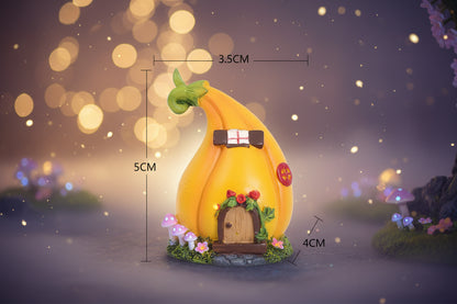 Mini Fairy Houses - Sorceress Sanctuary Mushroom-Pumpkin