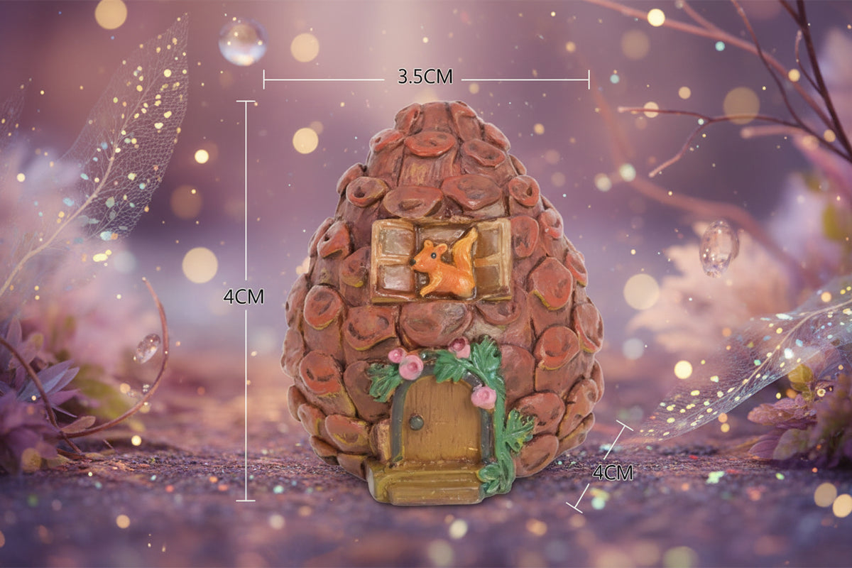 Mini Fairy Houses - Sorceress Sanctuary Mushroom-Pumpkin