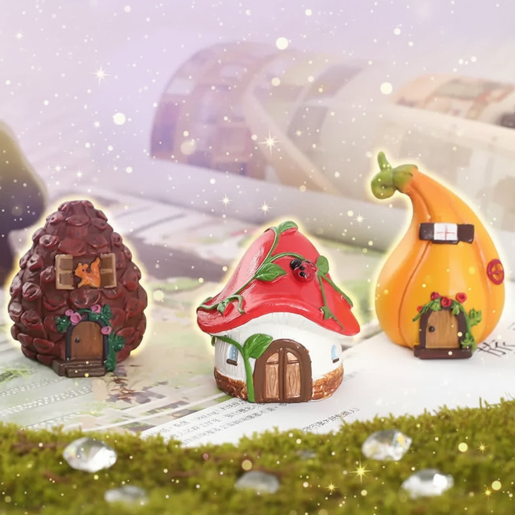 Mini Fairy Houses - Sorceress Sanctuary Mushroom-Pumpkin