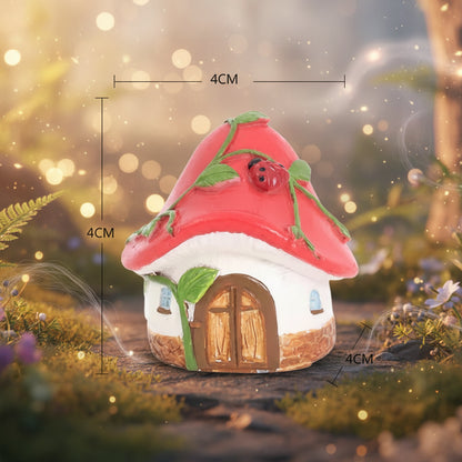 Mini Fairy Houses - Sorceress Sanctuary Mushroom-Pumpkin