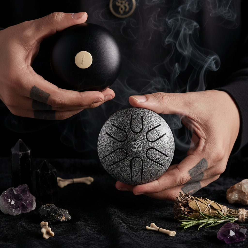 Mini 3-Inch 6-Tone Ethereal Drum for Beginners Sorceress Sanctuary