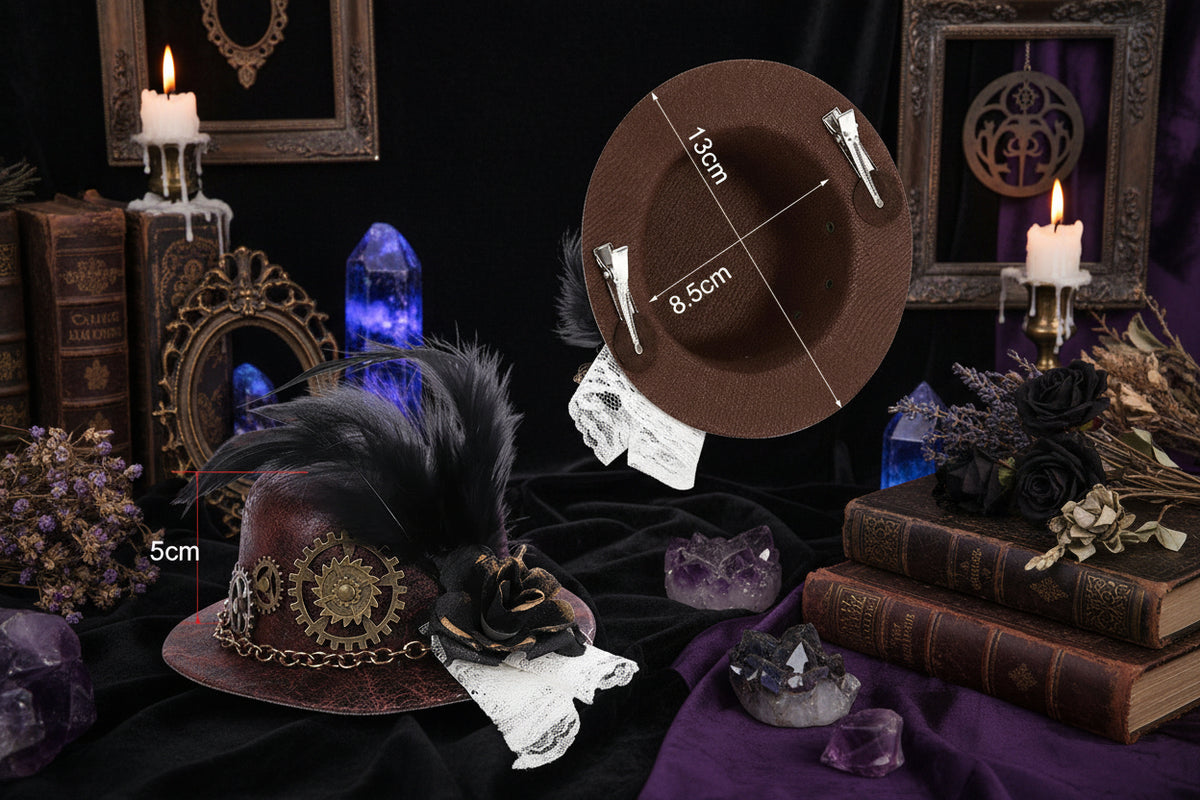 Mini Top Hat - Sorceress Sanctuary Brown