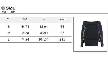 Mini Zipper Skirt - Sorceress Sanctuary Black / S-Black / M-Black / L