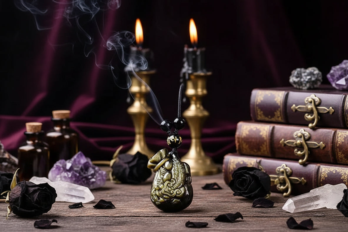 Money Bag Necklace - Sorceress Sanctuary Gold