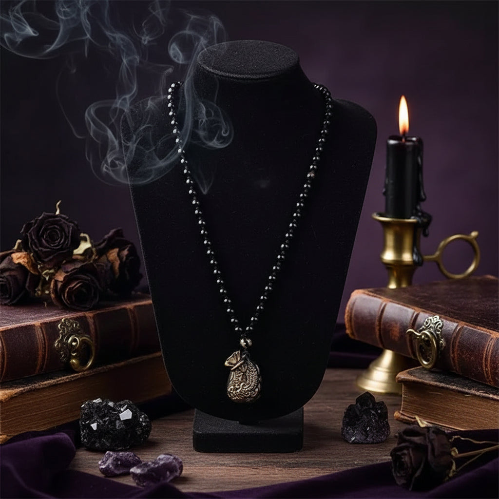 Money Bag Necklace - Sorceress Sanctuary Gold