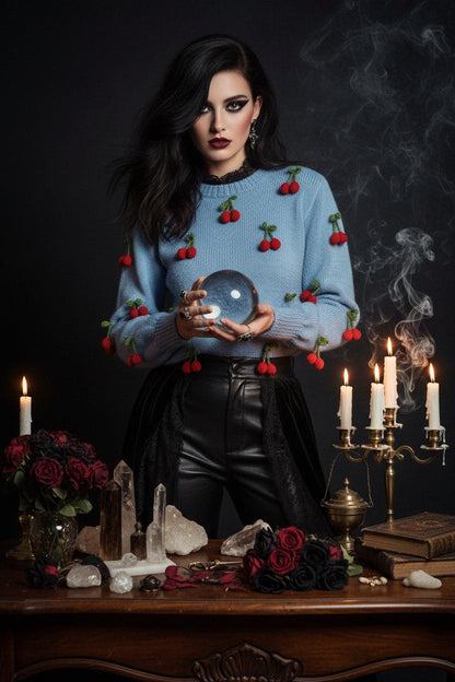 Moonberry Crochet Sweater Sorceress Sanctuary