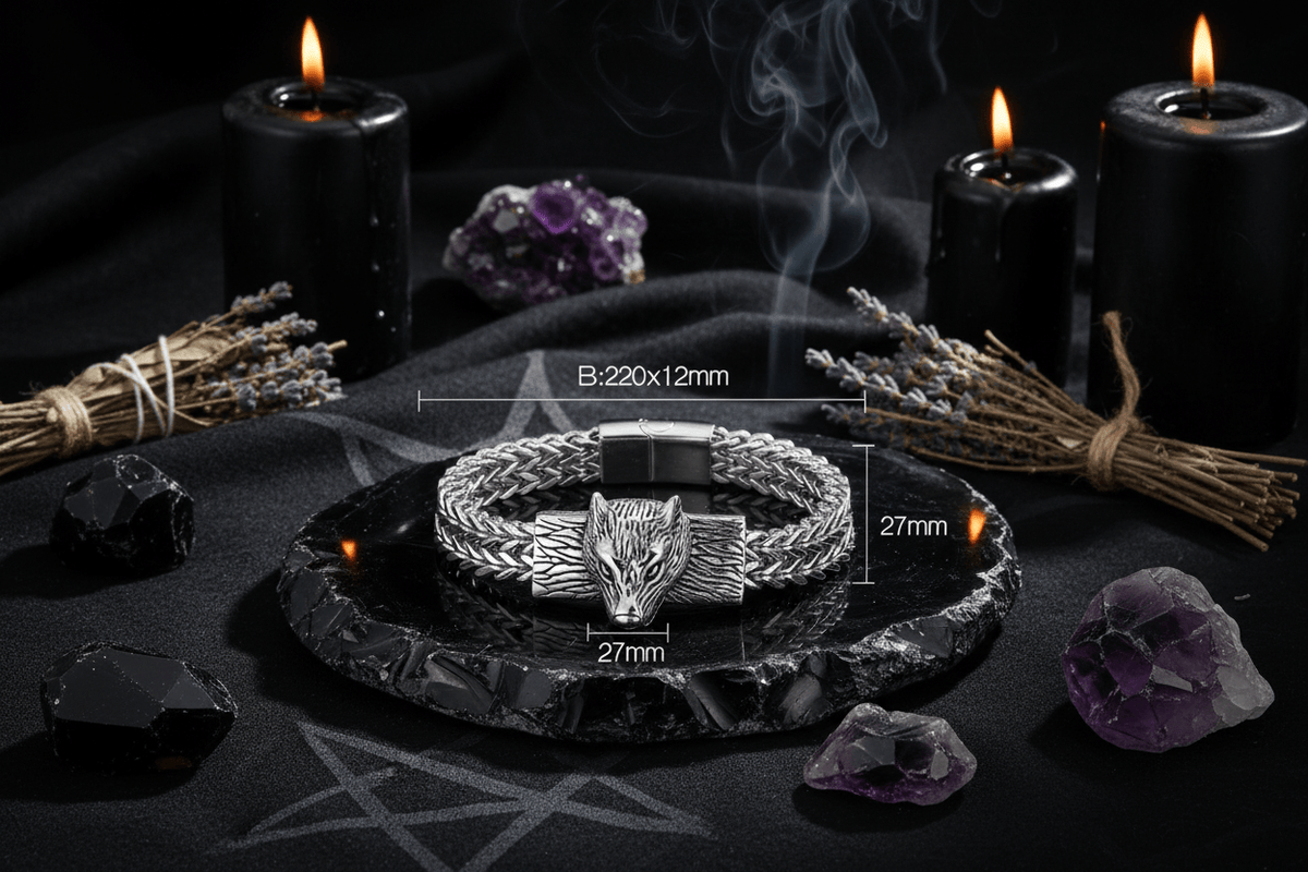 Moonfang Wolf Bracelet Sorceress Sanctuary
