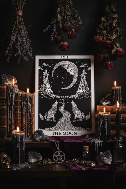 Moonfang Wolf Tapestry Sorceress Sanctuary