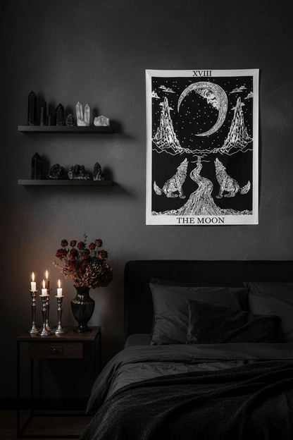 Moonfang Wolf Tapestry Sorceress Sanctuary