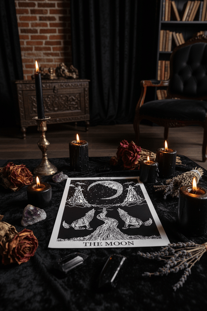 Moonfang Wolf Tapestry Sorceress Sanctuary