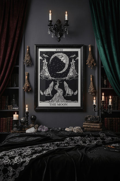 Moonfang Wolf Tapestry Sorceress Sanctuary