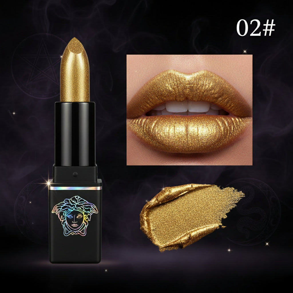 Ladies Sparkly Pearl Christmas Lipstick Sorceress Sanctuary