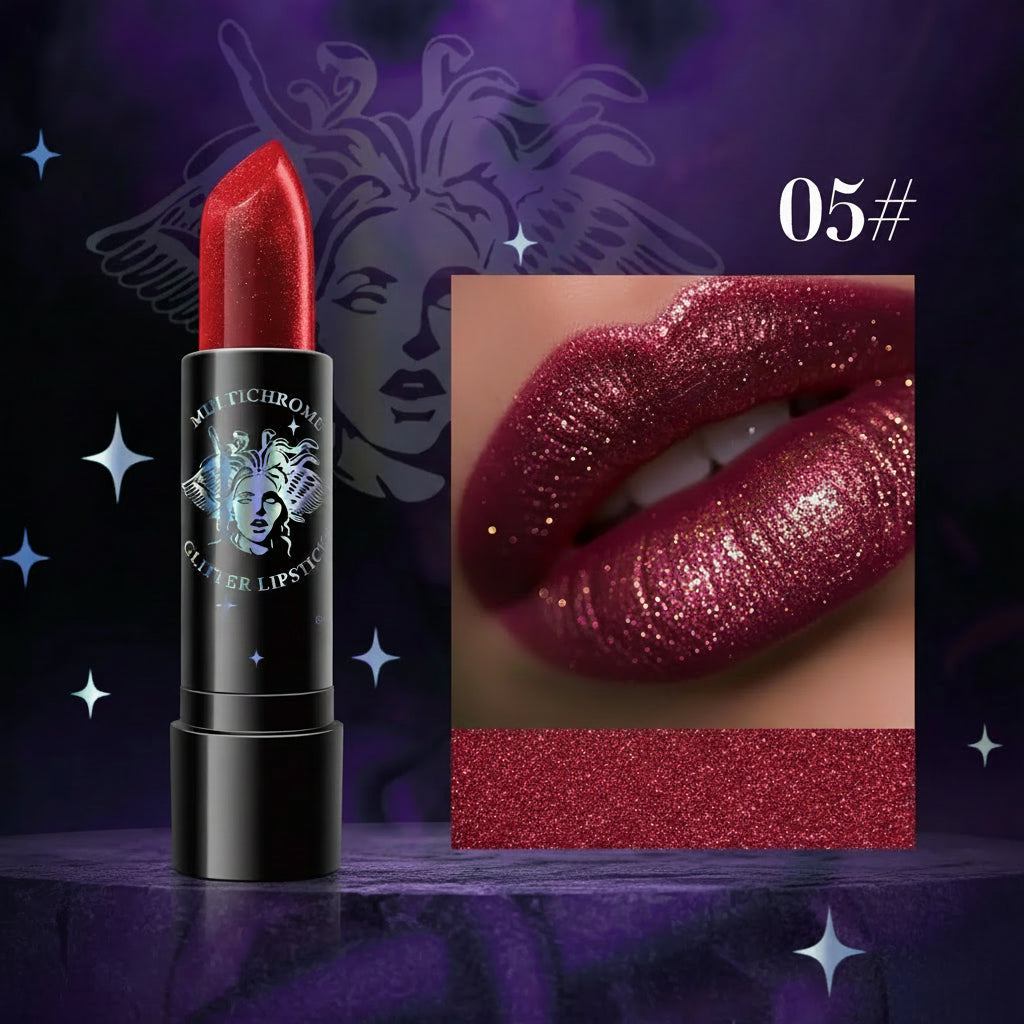 Ladies Sparkly Pearl Christmas Lipstick Sorceress Sanctuary