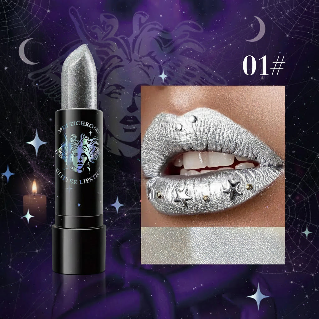 Ladies Sparkly Pearl Christmas Lipstick Sorceress Sanctuary