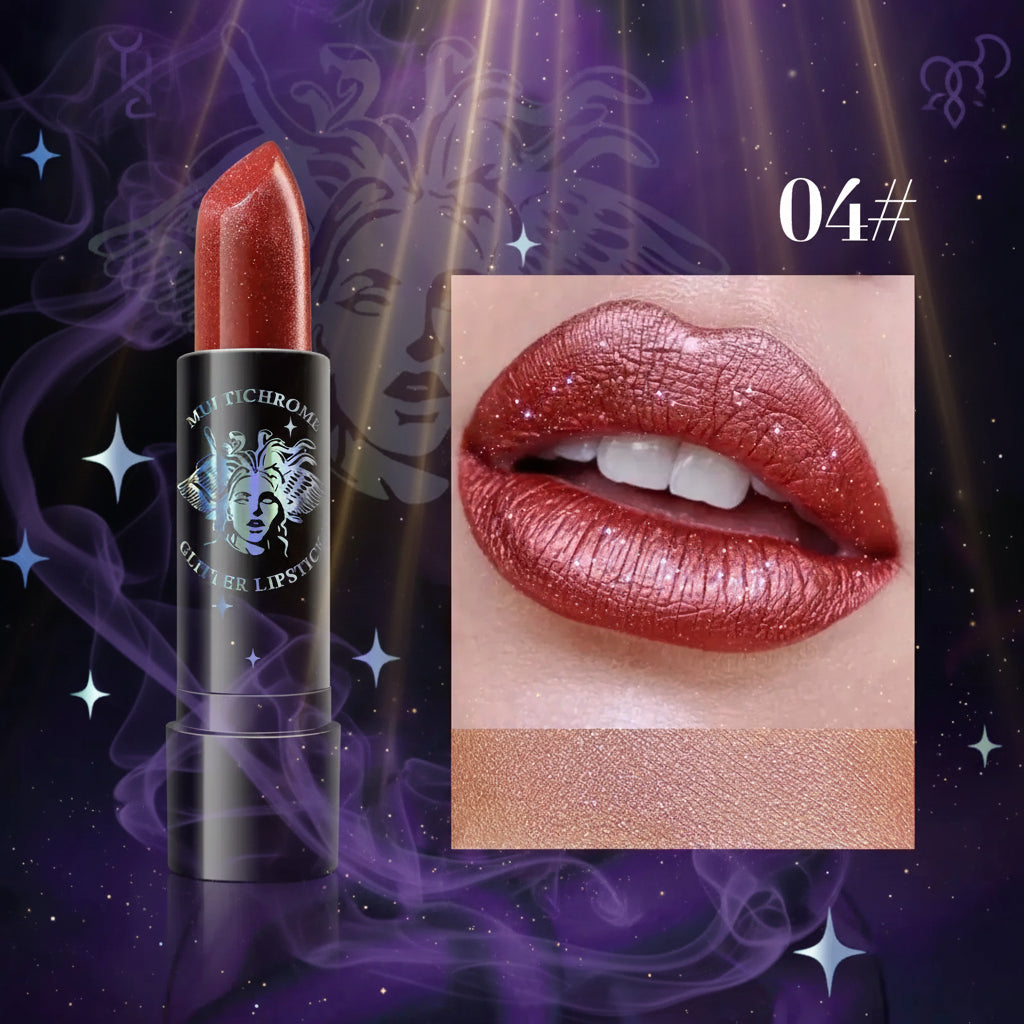 Ladies Sparkly Pearl Christmas Lipstick Sorceress Sanctuary
