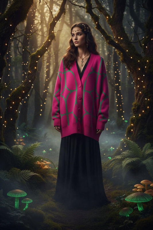 Moonweave Jacquard Cardigan Sorceress Sanctuary