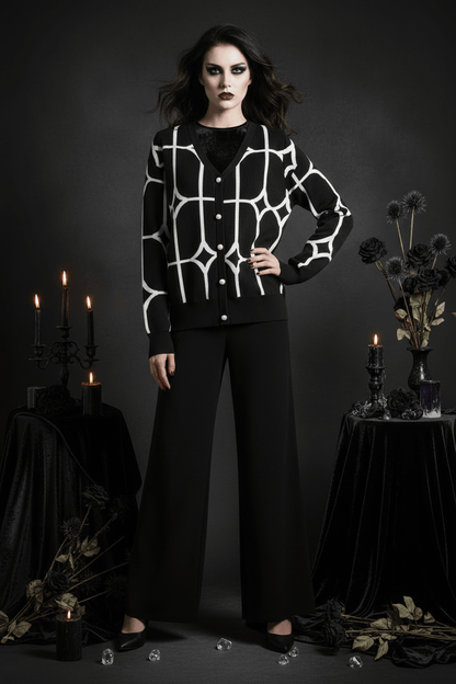 Moonweave Jacquard Cardigan Sorceress Sanctuary
