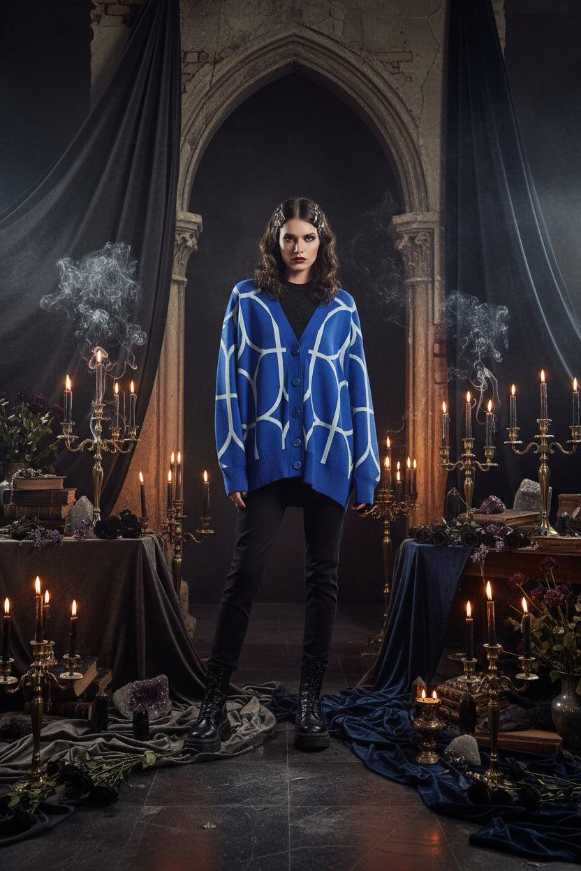 Moonweave Jacquard Cardigan Sorceress Sanctuary