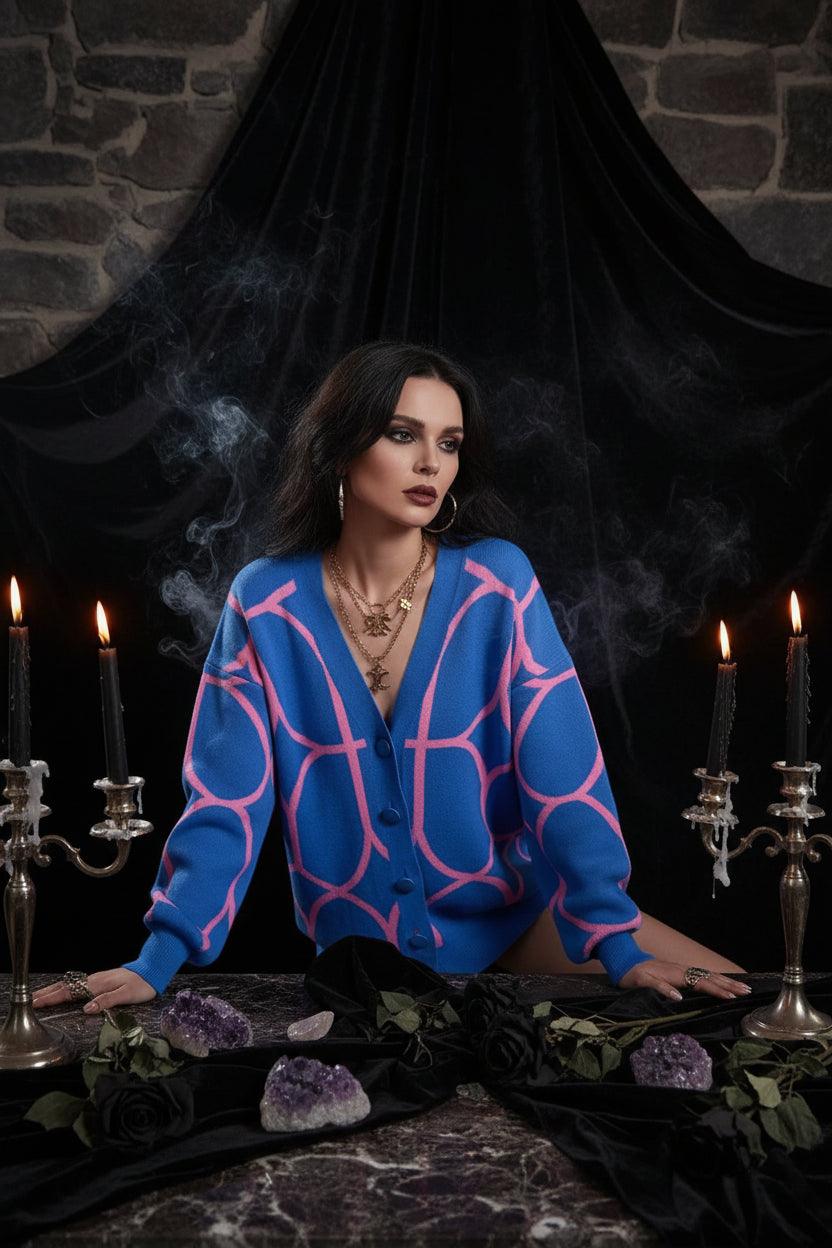 Moonweave Jacquard Cardigan Sorceress Sanctuary