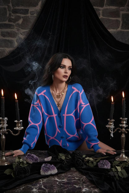 Moonweave Jacquard Cardigan Sorceress Sanctuary
