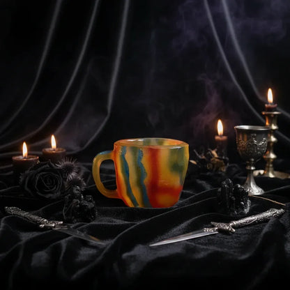 Enchanted Crystal Mug - Sorceress Sanctuary Pink Flat Mouthed Inner Liner / 10CM High-Volcano Red Flat Mouthed Inner Liner / 10CM High-Sky Blue Flat Mouthed Inner Liner / 10CM High-Rock Flat Mouthed Inner Liner / 10CM High-Pink  No Inner Liner / 10CM High