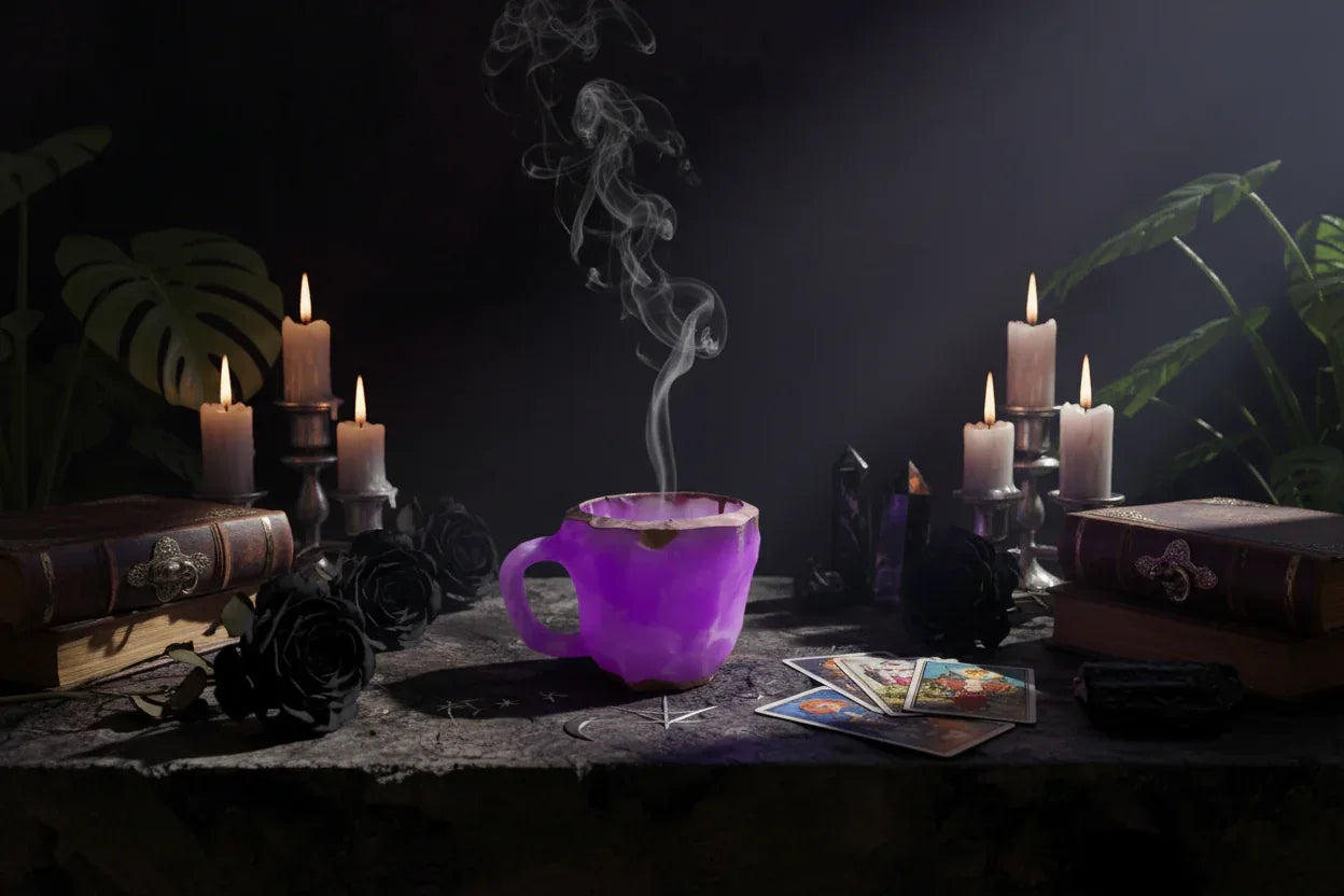 Enchanted Crystal Mug - Sorceress Sanctuary Pink Flat Mouthed Inner Liner / 10CM High-Volcano Red Flat Mouthed Inner Liner / 10CM High-Sky Blue Flat Mouthed Inner Liner / 10CM High-Rock Flat Mouthed Inner Liner / 10CM High-Pink  No Inner Liner / 10CM High