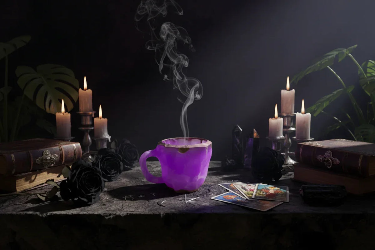 Enchanted Crystal Mug - Sorceress Sanctuary Pink Flat Mouthed Inner Liner / 10CM High-Volcano Red Flat Mouthed Inner Liner / 10CM High-Sky Blue Flat Mouthed Inner Liner / 10CM High-Rock Flat Mouthed Inner Liner / 10CM High-Pink  No Inner Liner / 10CM High