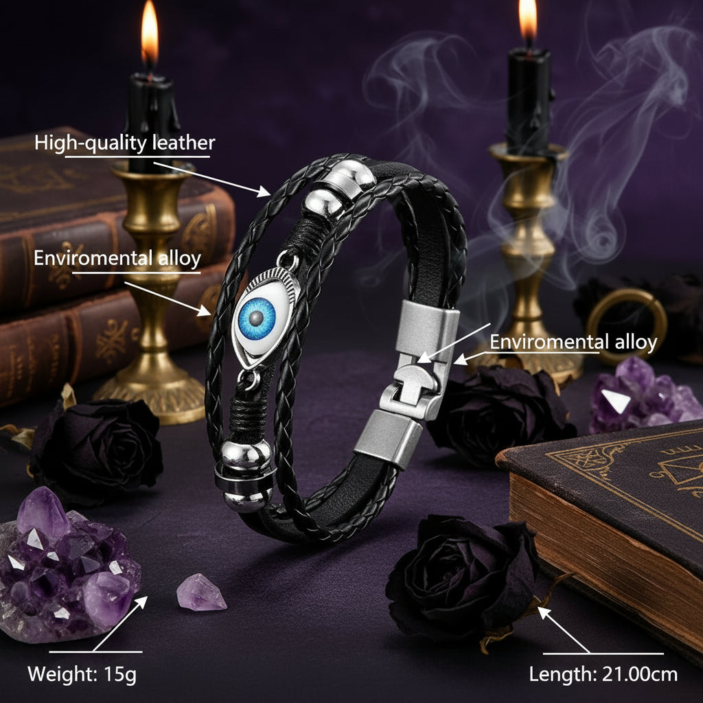 Multi Protection Bracelet - Sorceress Sanctuary Black-Brown